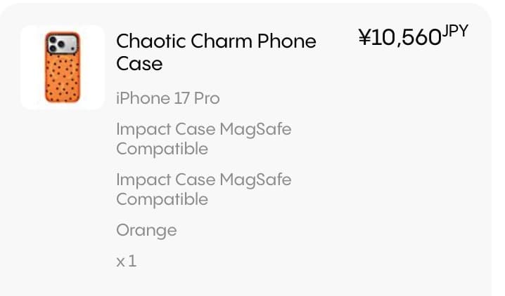 CASETiFY iPhone 17 Pro MagSafeケース 水玉デザイン