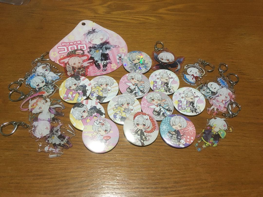 アニメキャラクター ピンズ・キーホルダーセット