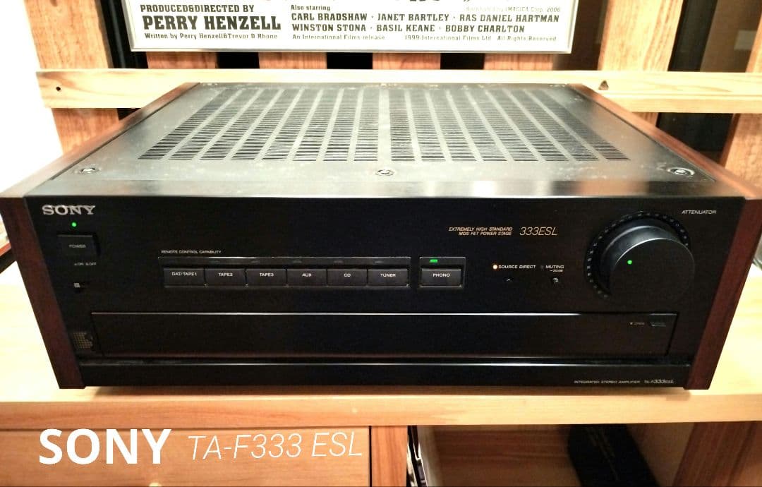 希少 SONY プリメインアンプ　TA-F333 ESL 通電、音出しOK