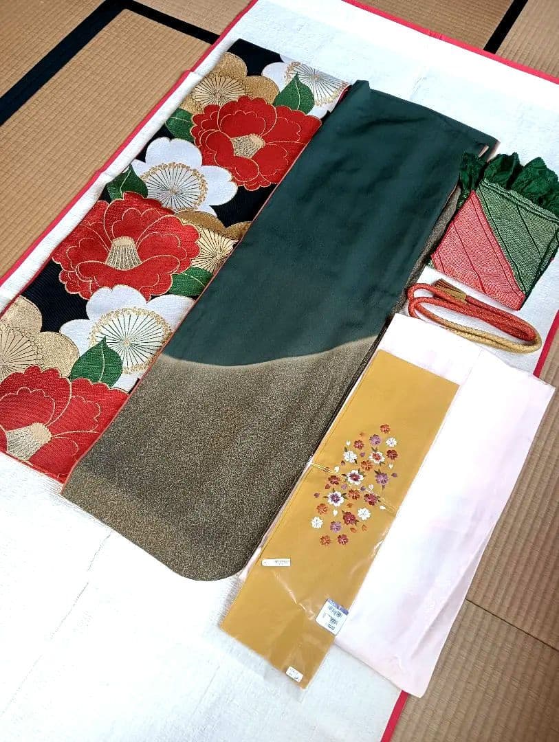 aus☆aya　やまと誂　振袖フルセット　美品　たたき染め