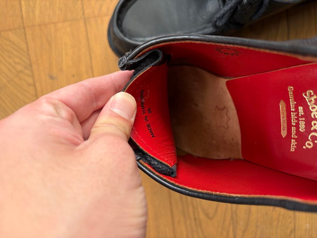 週末価格リーガルシューアンドコーチロリアンシューズ ブラック 25cm