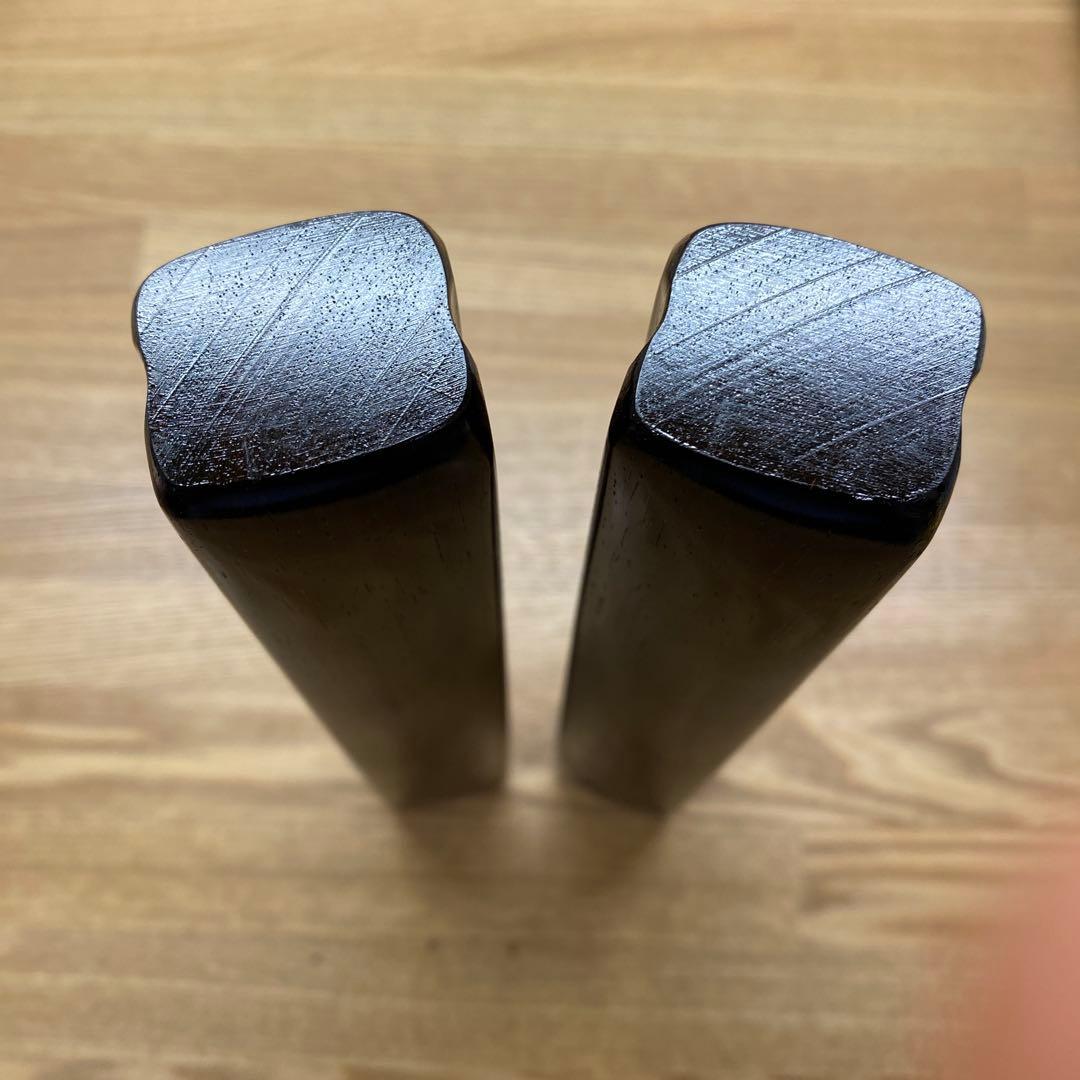 拍子木　紫檀　６.５寸(19.5cm)