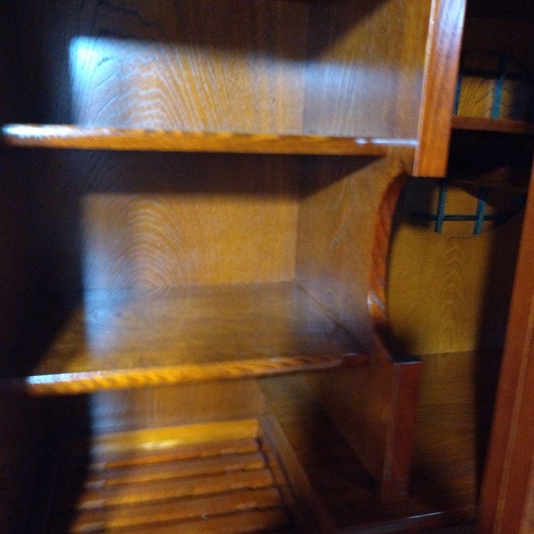 [美品/欠損なし]半軒　茶箪笥　柿棚　(上部)※下部同時購入要