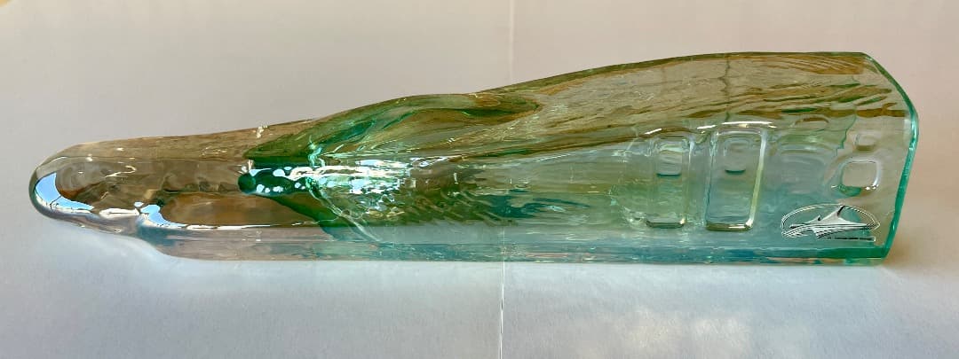 北海道新幹線 開業記念品 ガラス製 オブジェ 模型