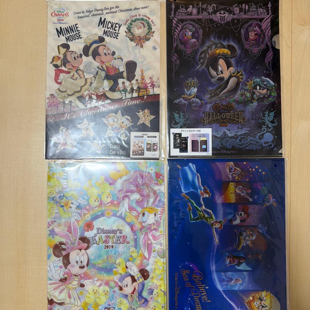東京ディズニーリゾート　クリアファイル59点まとめ売り