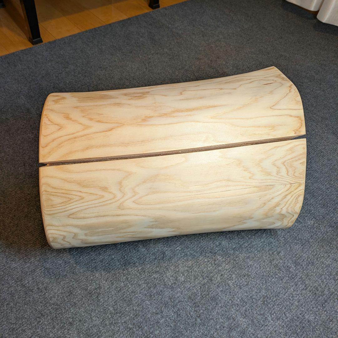 檜　切り株　丸太　椅子　スツール　 高さ約42.5cm