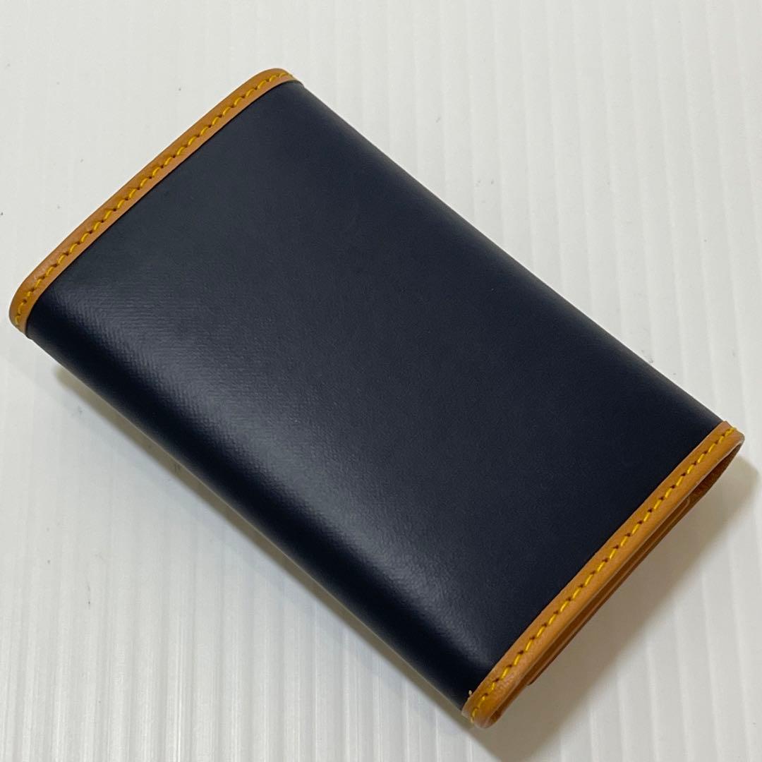 新品未使用【HUNTING WORLD】 バチュークロス 6連キーケース ブルー