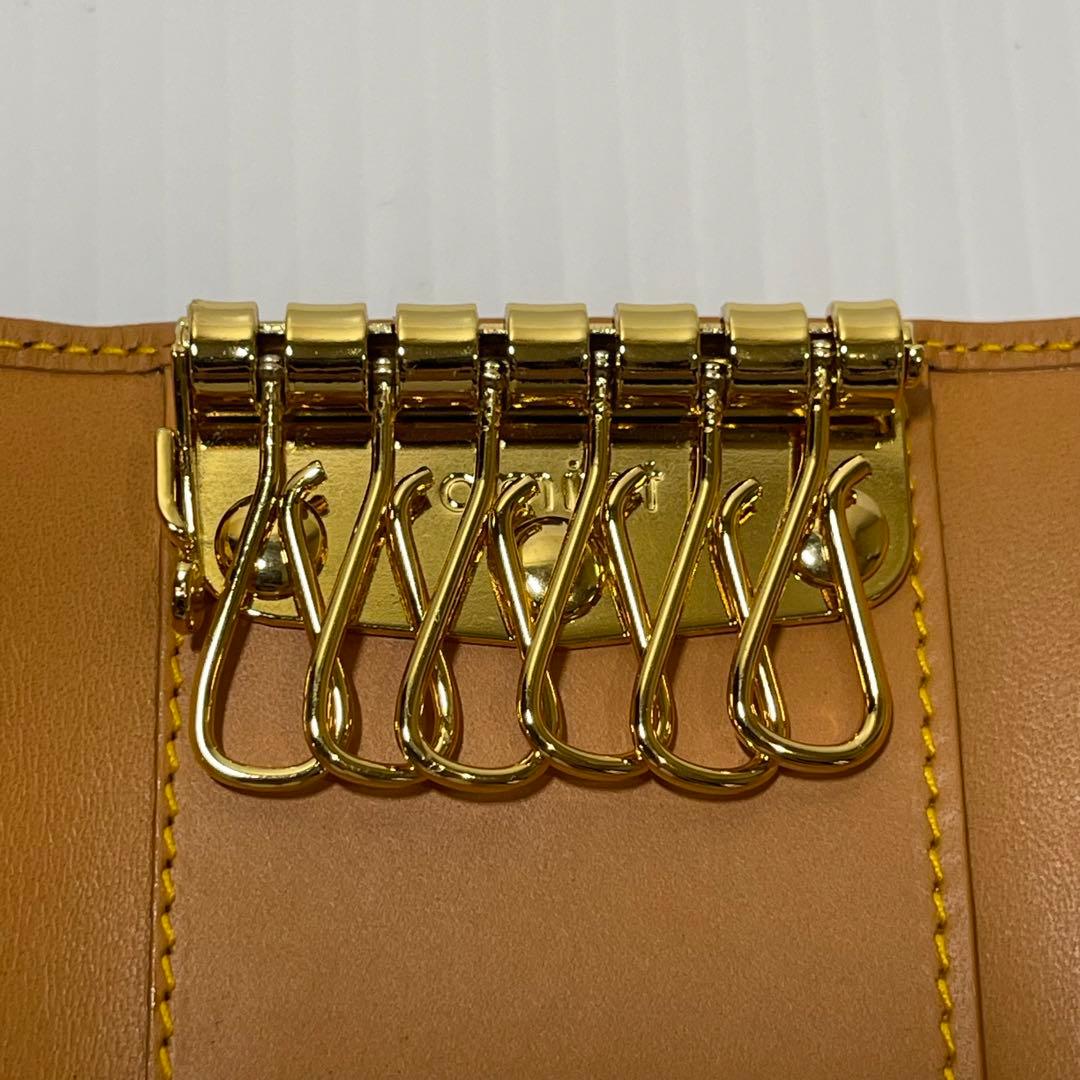 新品未使用【HUNTING WORLD】 バチュークロス 6連キーケース ブルー