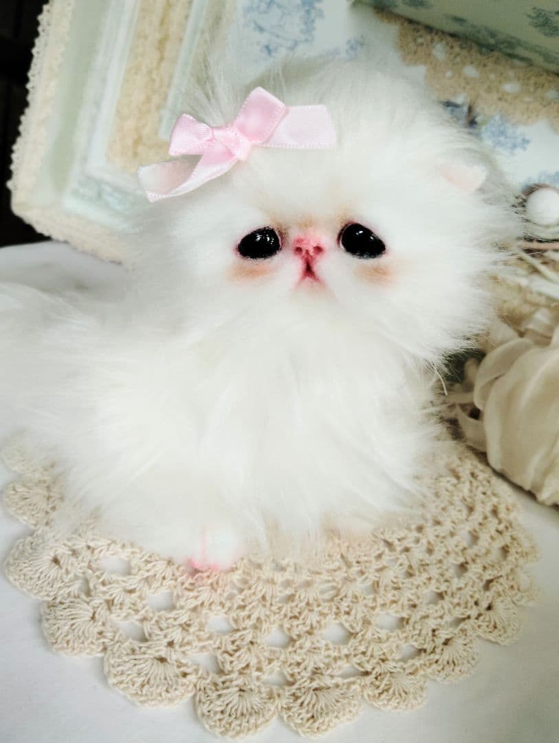 可愛いキャンディちゃん❤エキゾチック子猫ちゃん♡アートドール♡ぬいぐるみ♡