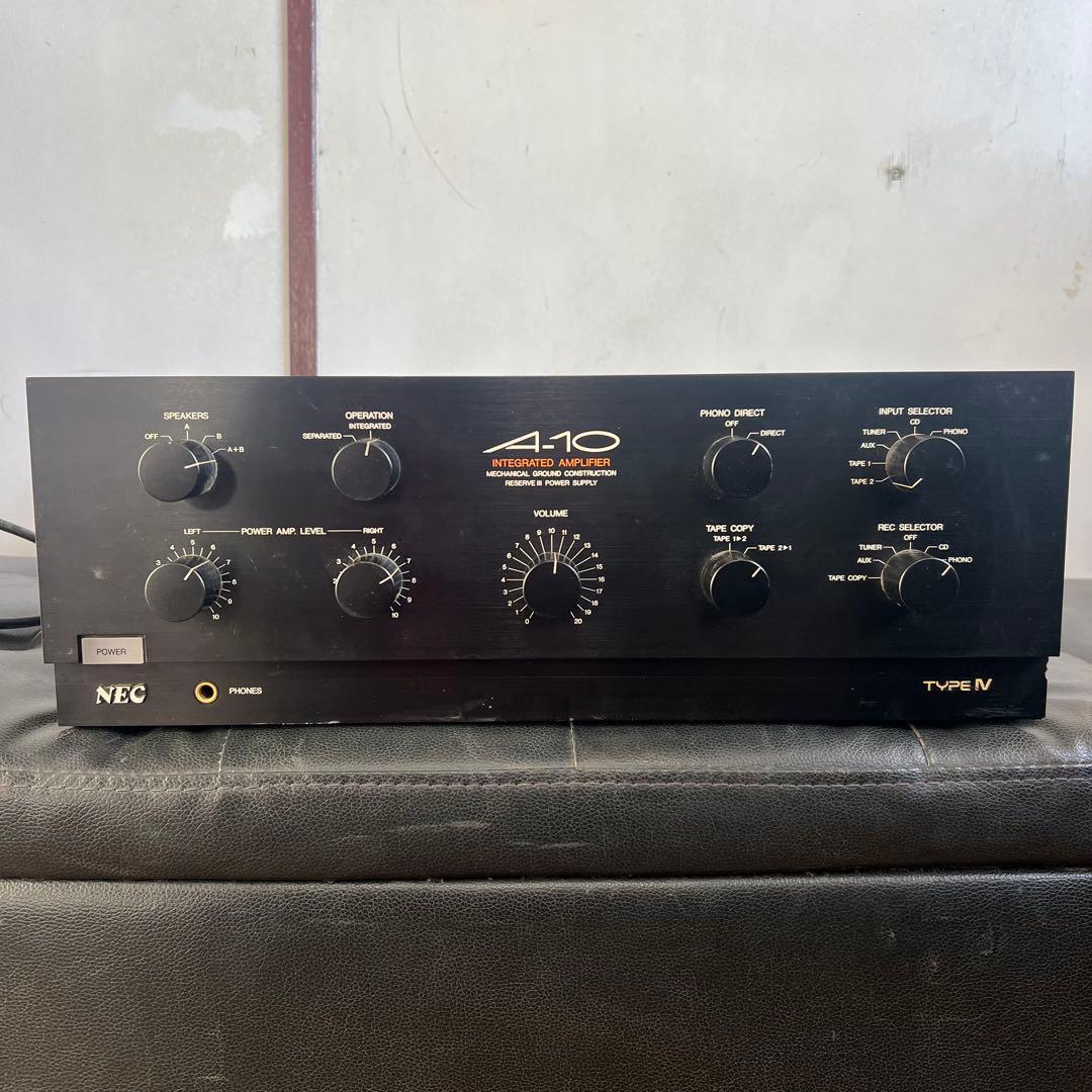 タカス ページNEC A-10 TYPE IV プリメインアンプ