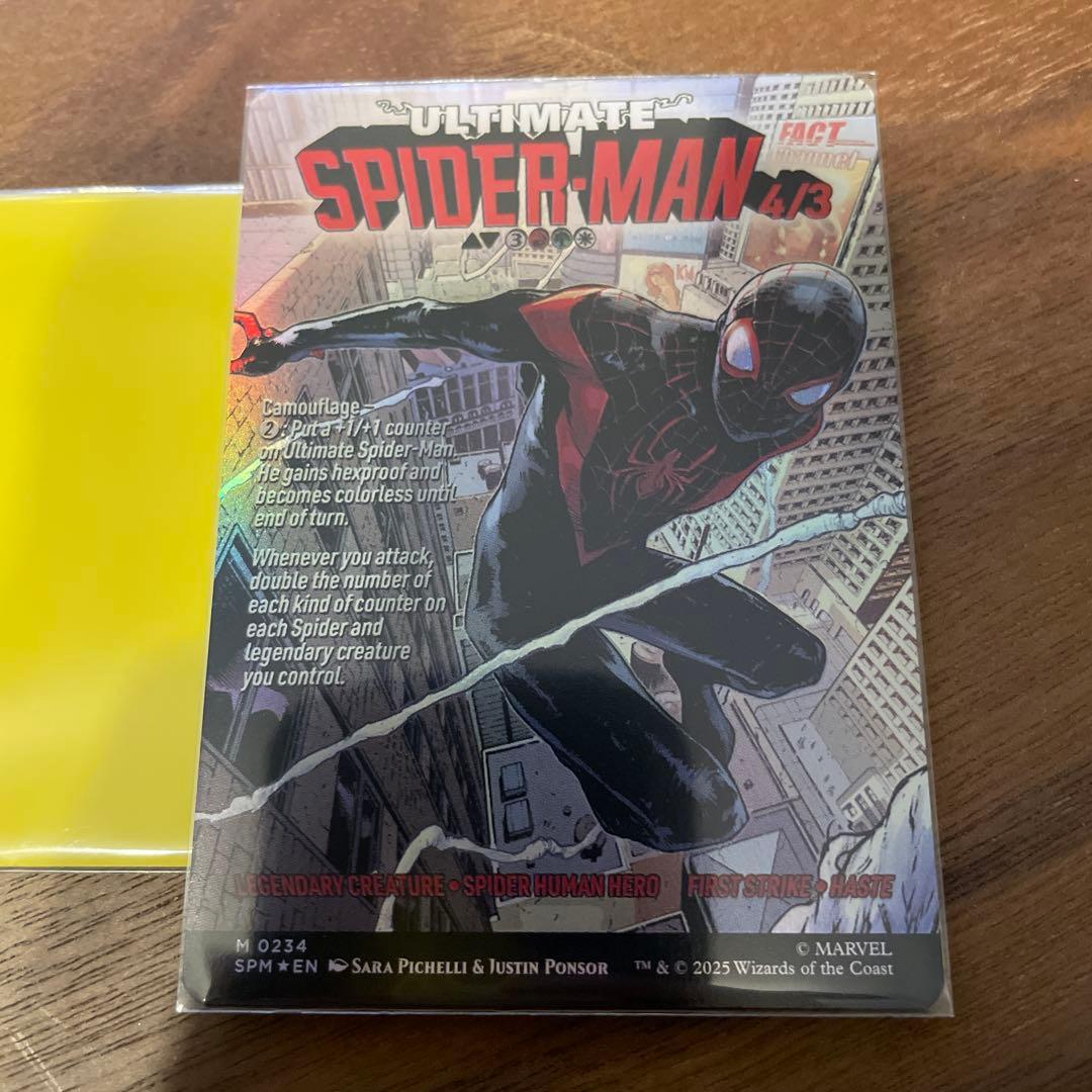 mtg マイルズ・モラレス アルティメット・スパイダーマン 英語　foil