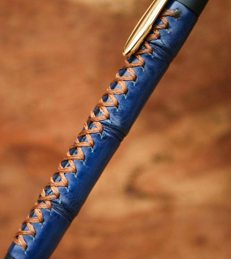 シックザール 夏限定 藍染 クロコダイル 濃藍 【新品未開封】 ボールペン