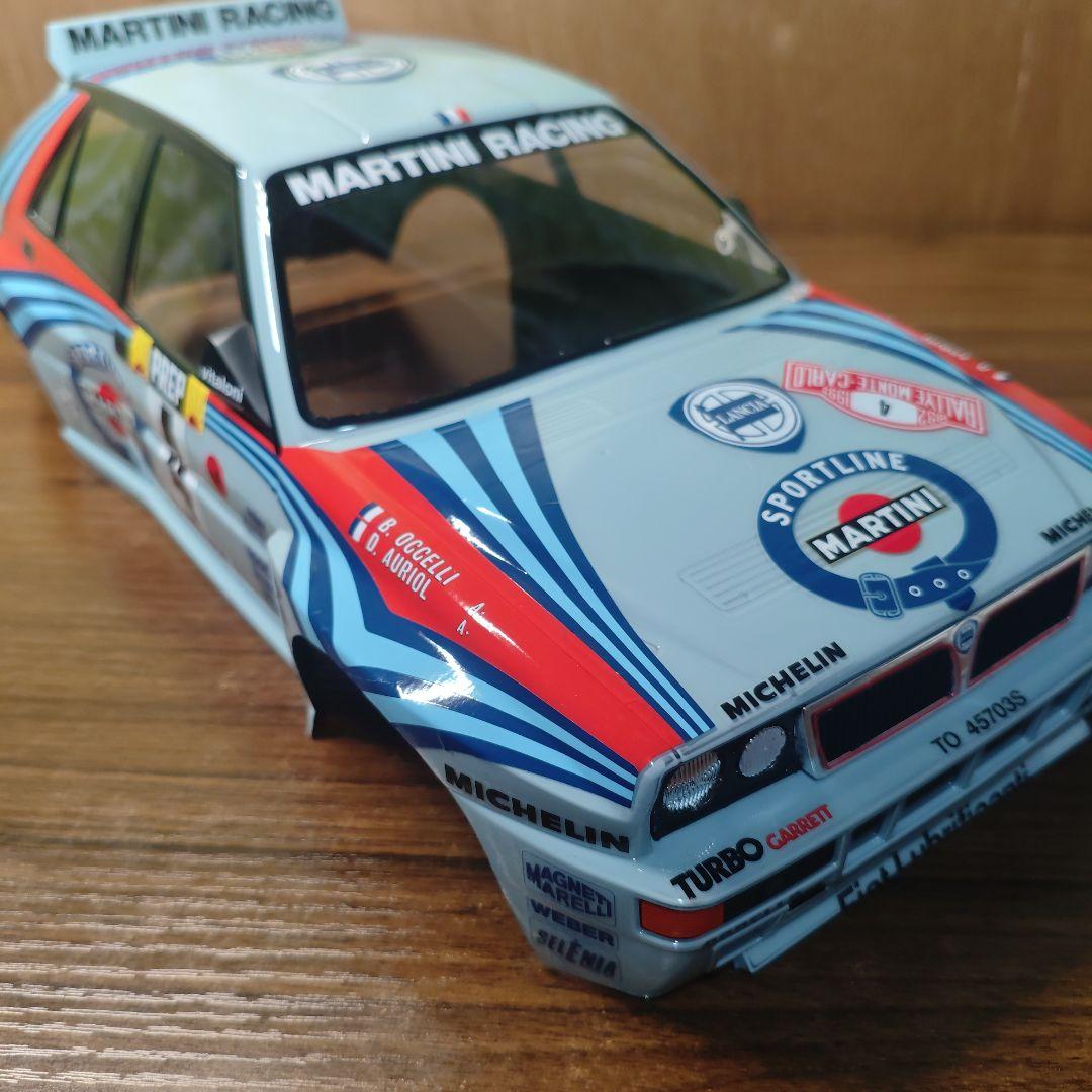 タミヤ　ランチアデルタ　ボディ　コルサグレイ