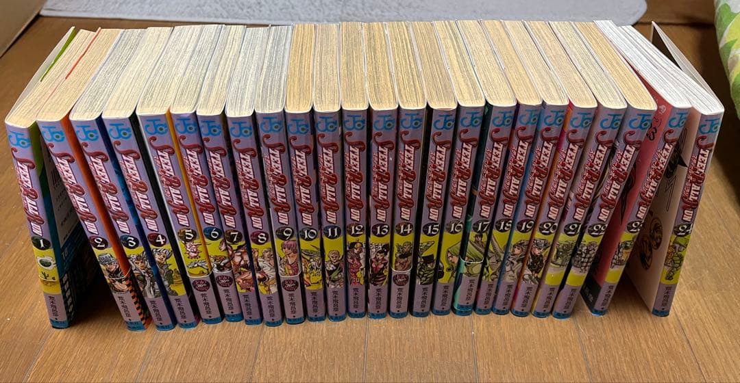 ジョジョの奇妙な冒険　7部　スティールボールラン　全巻セット
