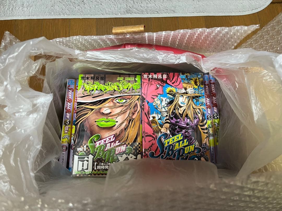 ジョジョの奇妙な冒険　7部　スティールボールラン　全巻セット