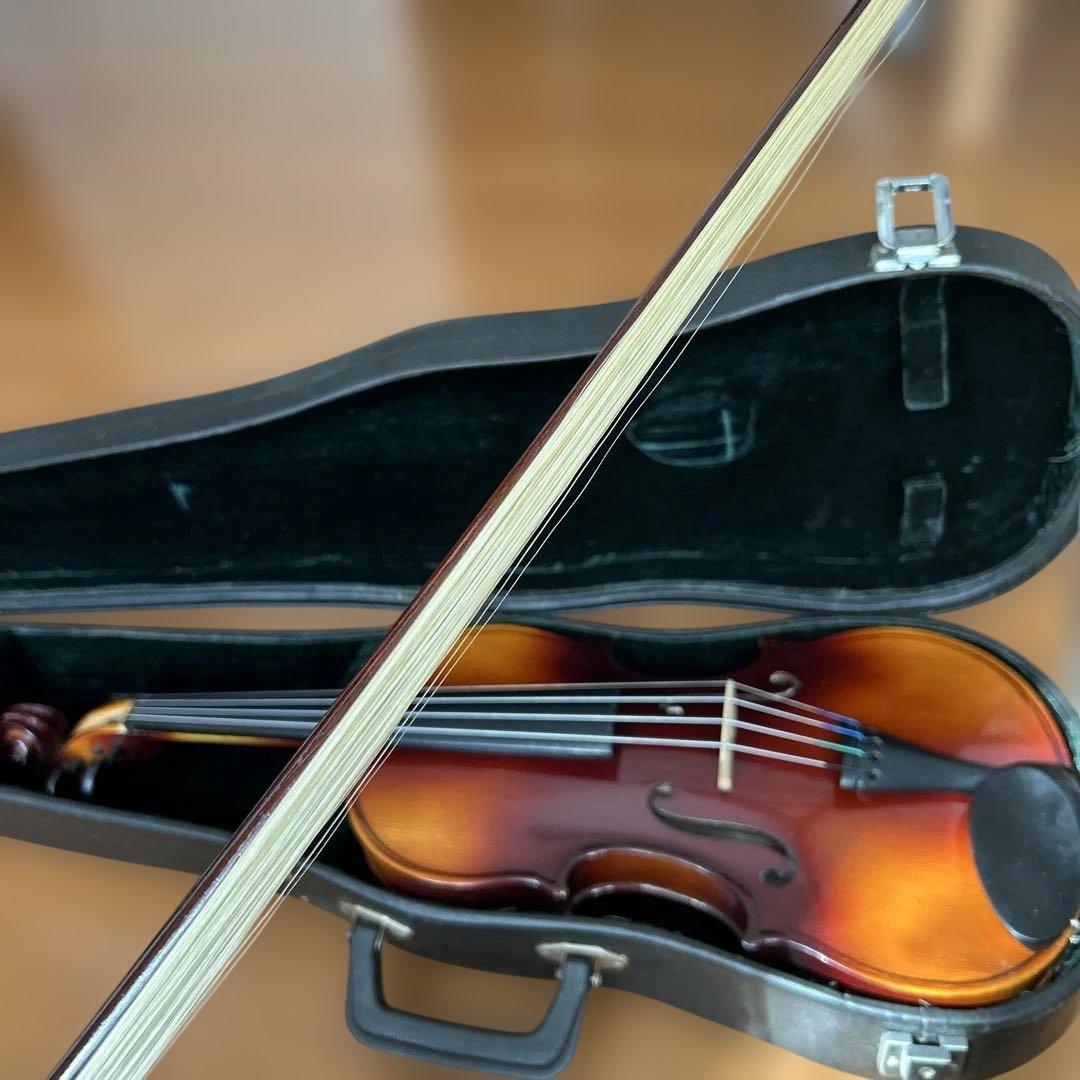 年末キャンペーン　純木製　バイオリン 本体 ハードケース付き 百花