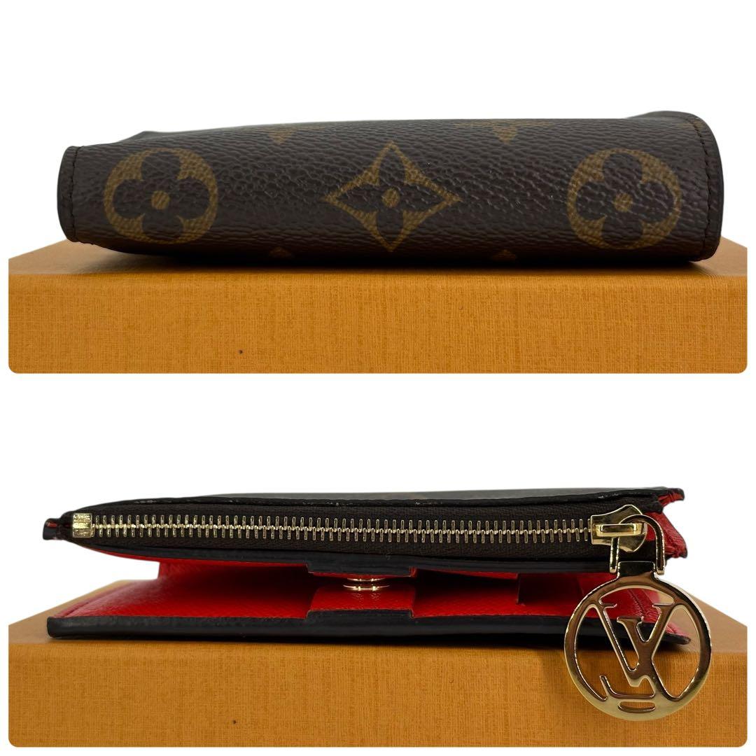 箱・証明書付属 新品に近い ルイヴィトン　モノグラム　ポルトフォイユ　リサ