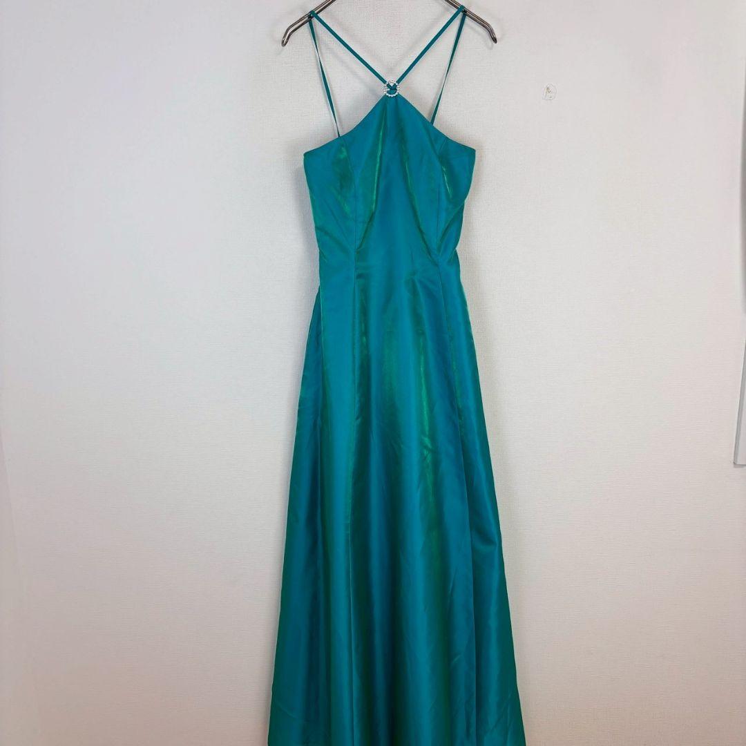 ▼ジュネビビアン【M】ロングドレス パーティー キャミソールタイプ 日本製