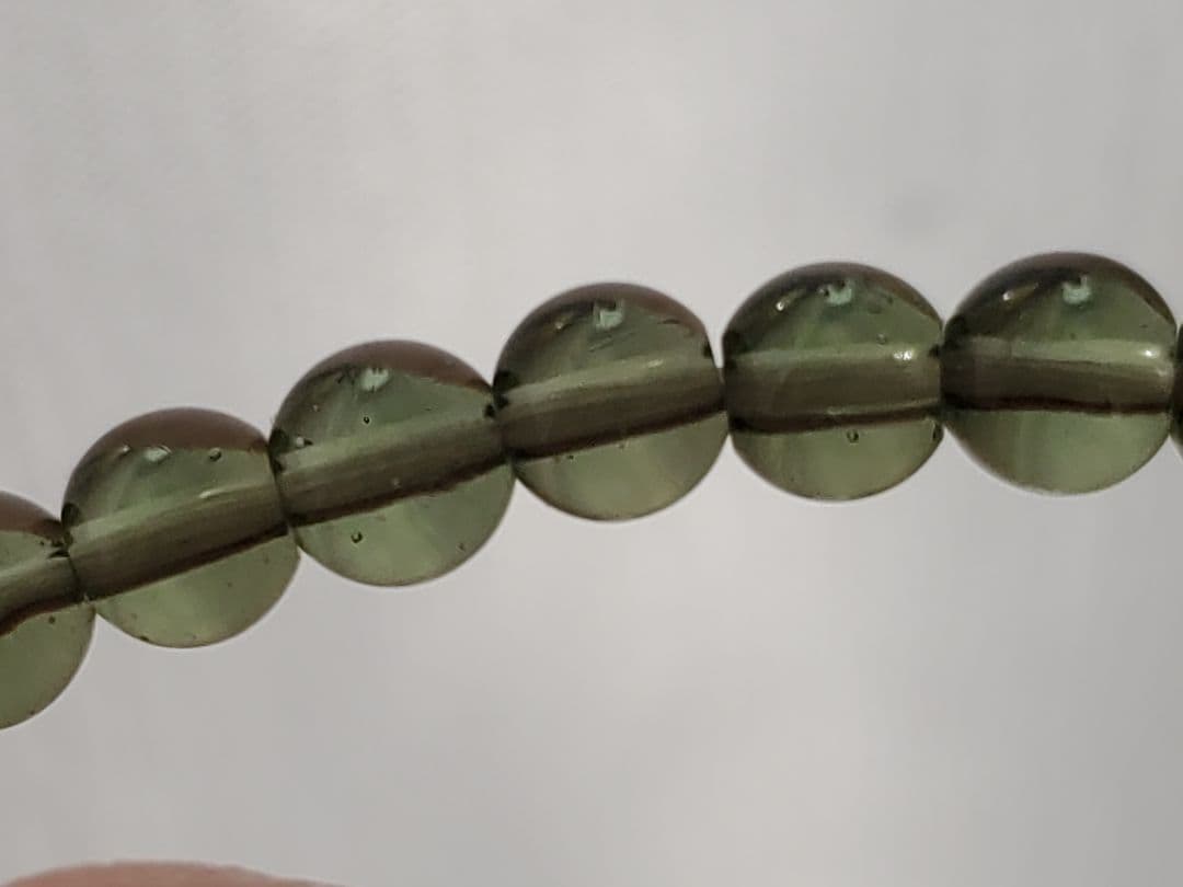 ★値下げ中★モルダバイト&リビアングラス ブレスレット