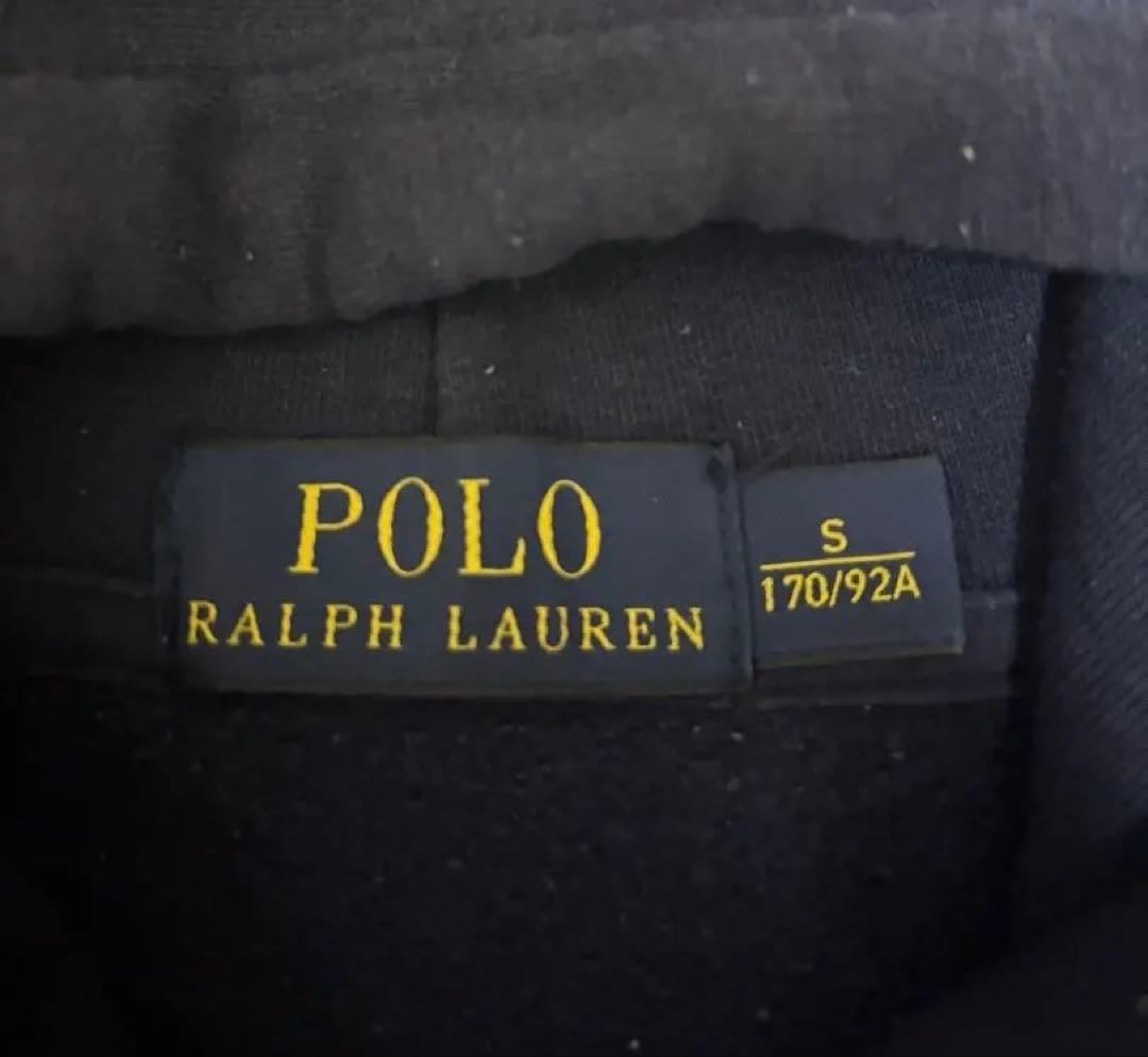 90s Polo by Ralph Lauren ビッグポニー パーカー 短丈