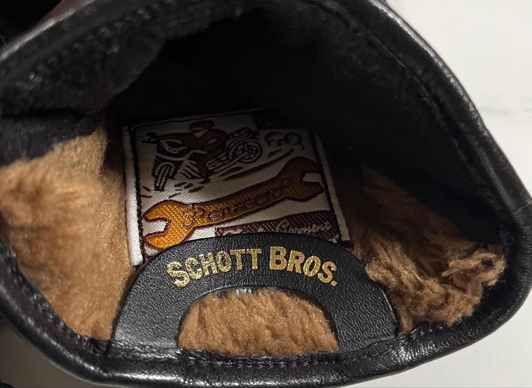 ショット ワンスター レザーグローブ　アヴィレックス アルファ アイアンハート