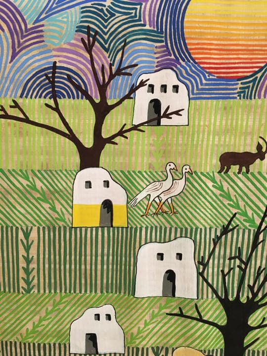 エジプトパピルス　アーティストの作品