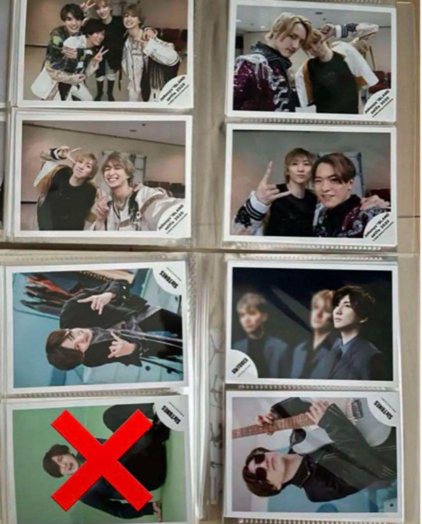 SixTONES 公式写真 オフショット セルフィ フォトセット ステージフォト