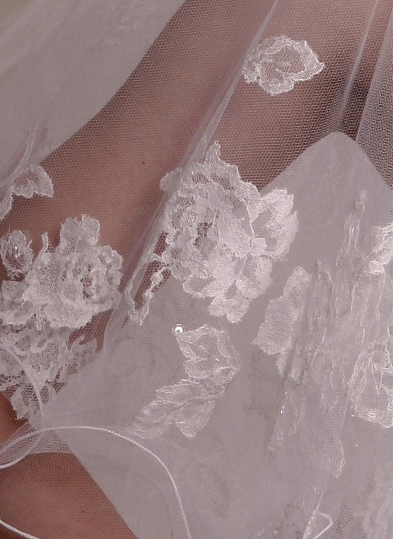 YUMI KATSURA 桂由美ロングベール　YM-29K 2段 ドレス ベール