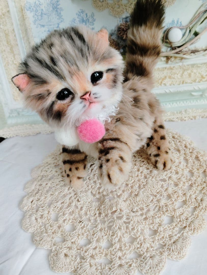 チロルパン様オーダー❤ヤマネコベビー♡アートドール♡ぬいぐるみ♡