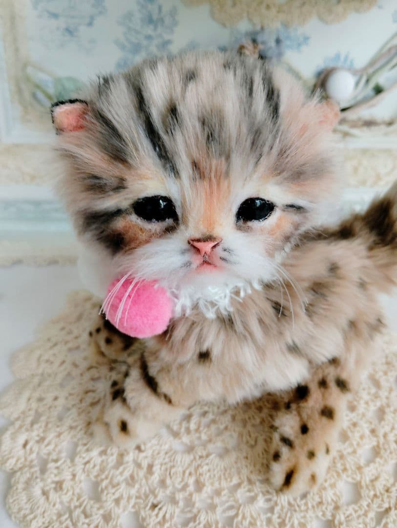 チロルパン様オーダー❤ヤマネコベビー♡アートドール♡ぬいぐるみ♡