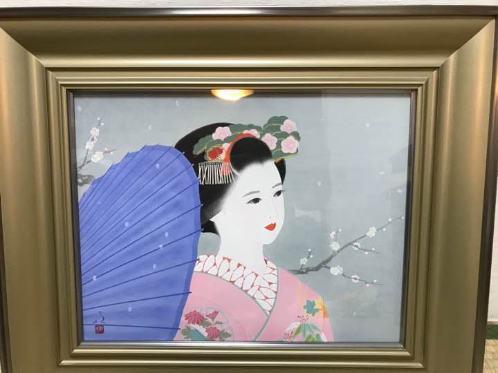 最終値下げ☆絵画 淡雪 新稲明 6号