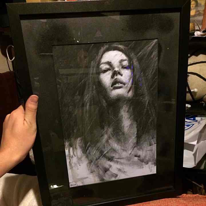 \"美しい人\"絵／肖像画