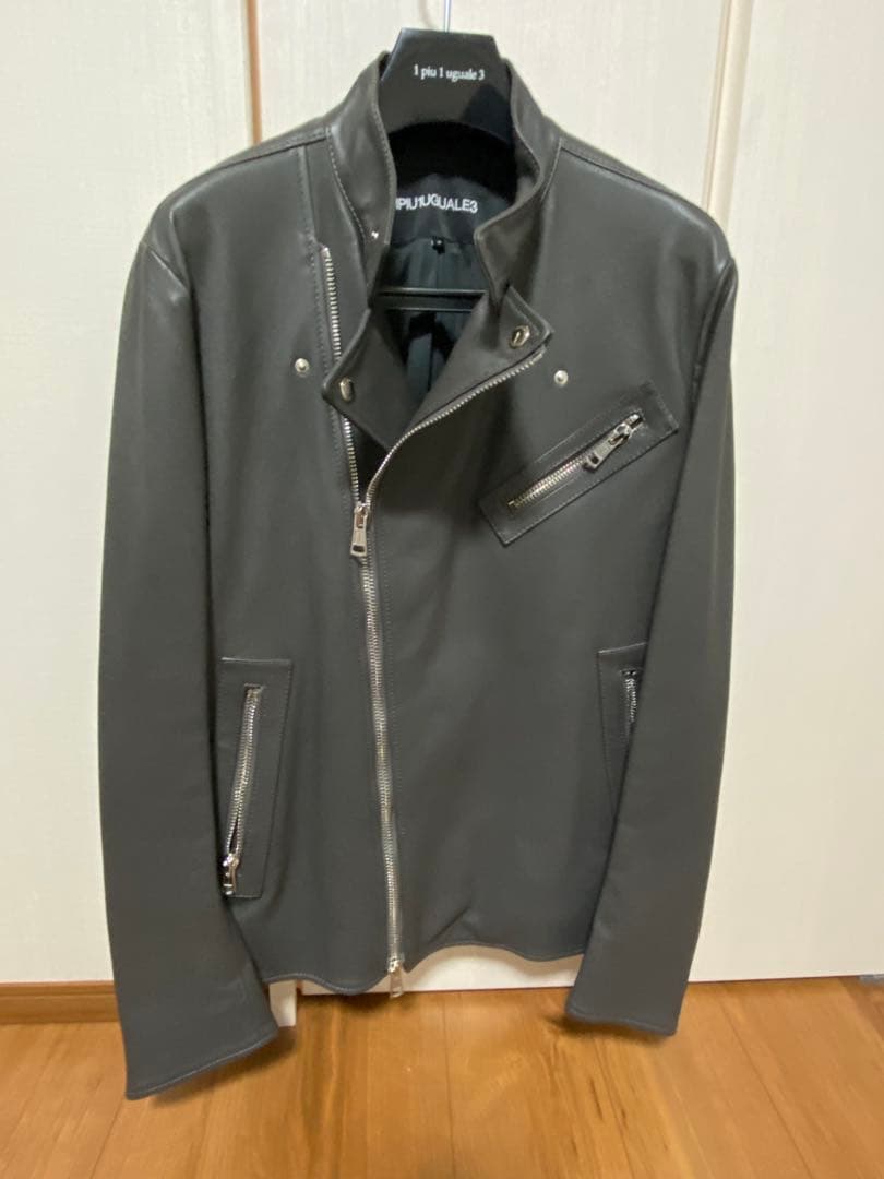 よしキング様1PIU1UGUALE3 LEATHER SEMI レザージャケット