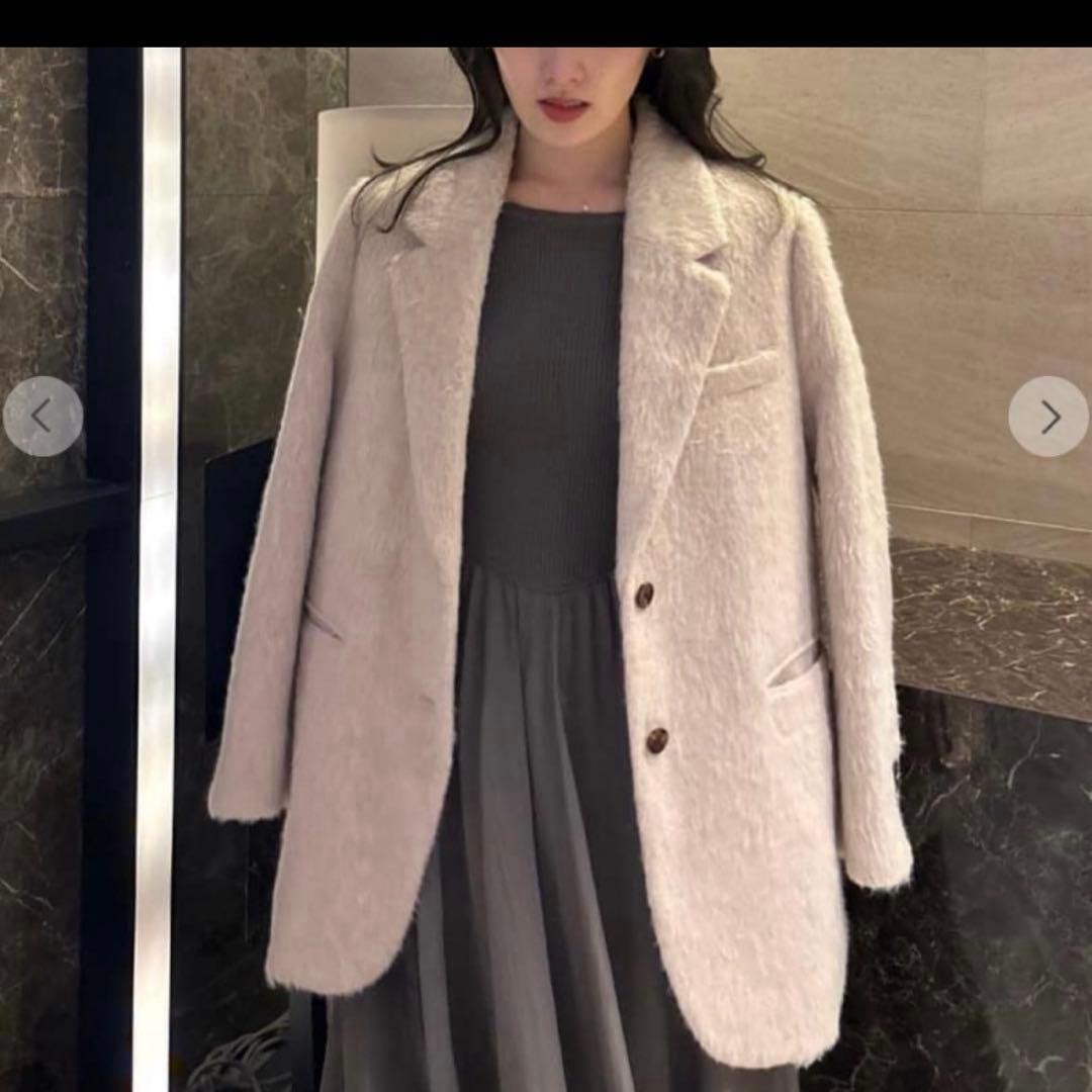 今季　COCODEAL ウールシャギージャコット