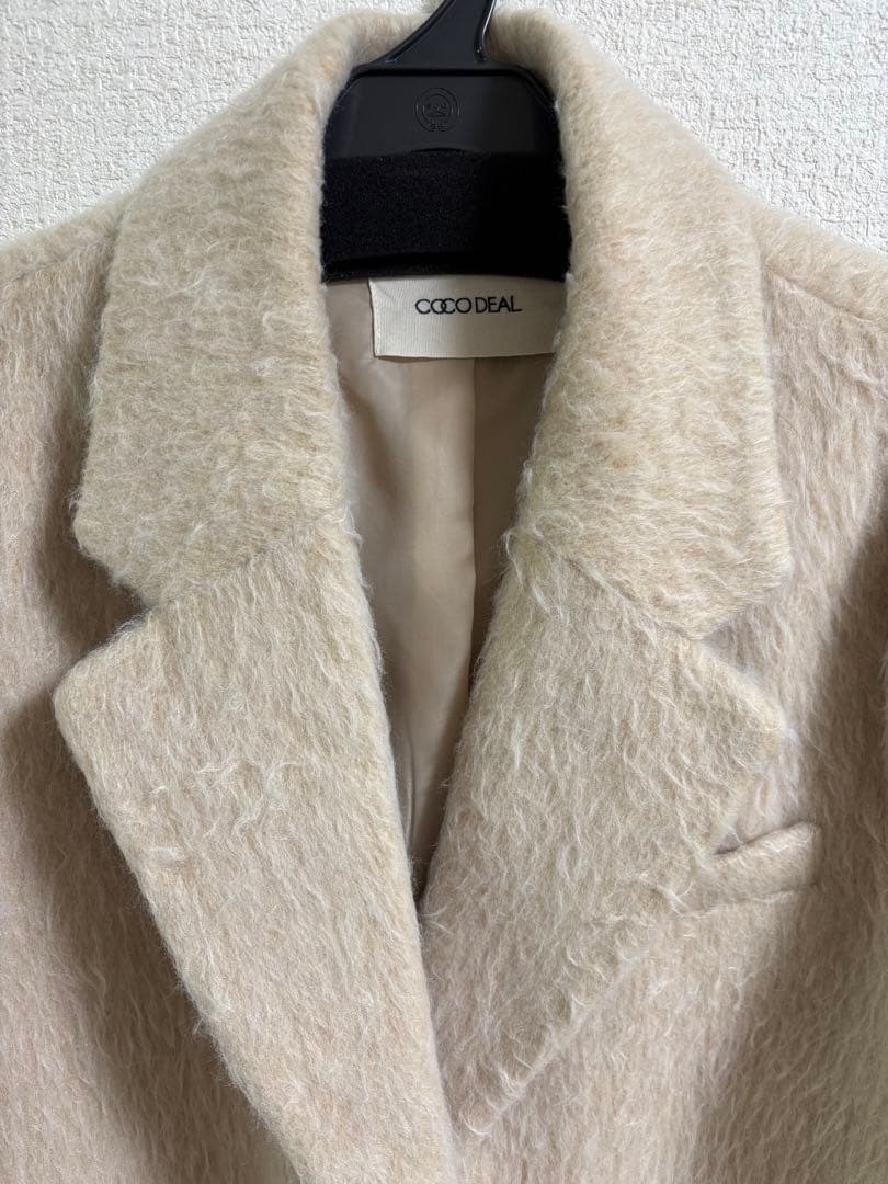 今季　COCODEAL ウールシャギージャコット