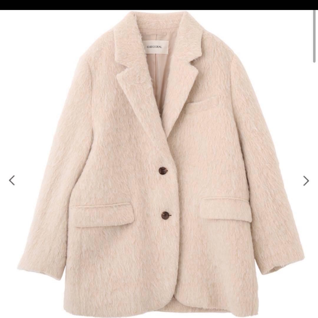 今季　COCODEAL ウールシャギージャコット