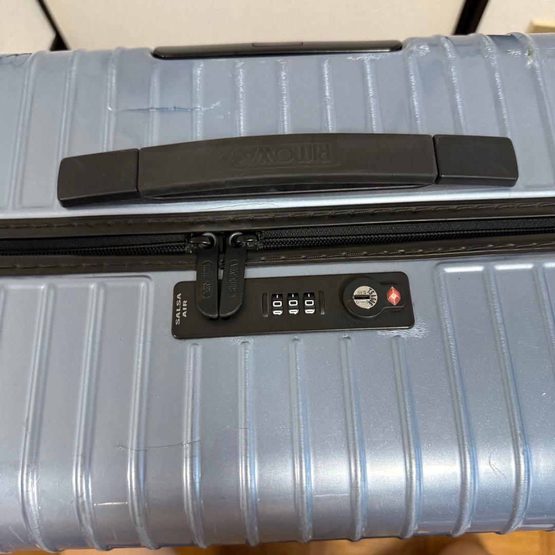 リモワRIMOWA サルサエアー80ℓ チェックイン　水色　大型軽量