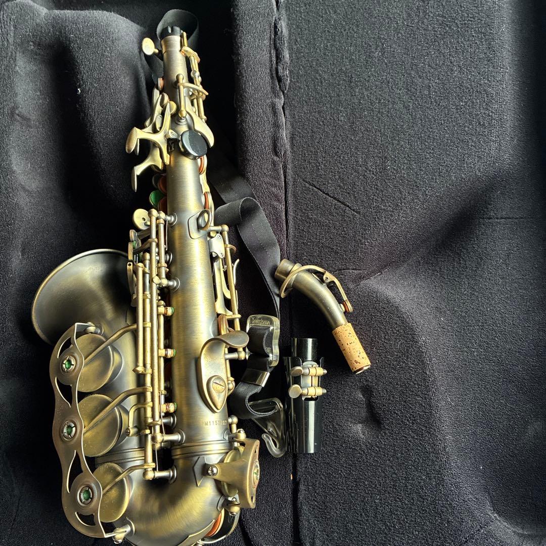 P.mauriat カーブド　ソプラノサックス　純正ケース付き　極美品　レア