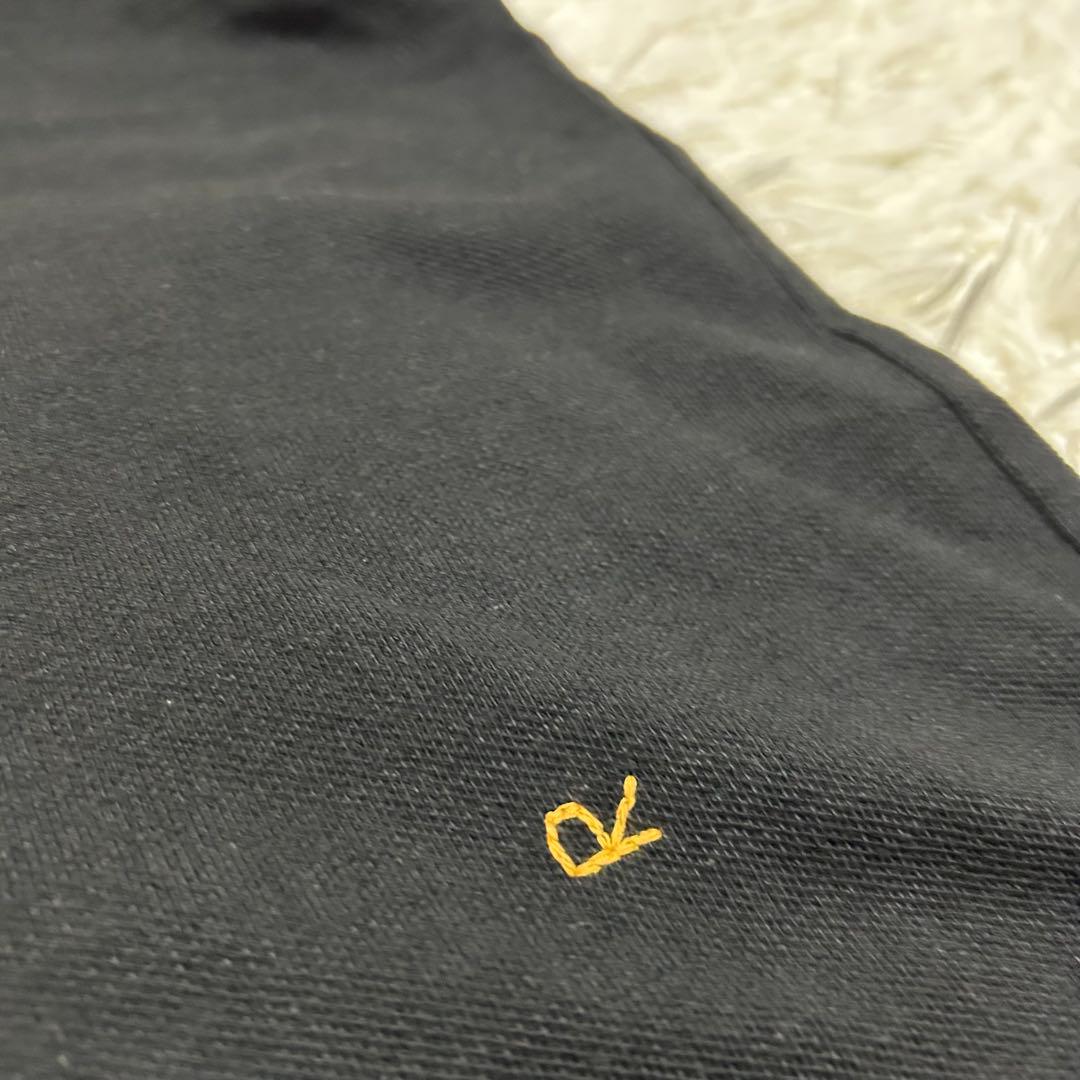 良品✨45R ジンバカノコの33色馬ポロ 刺繍 ポロシャツ ゆったり ブラック