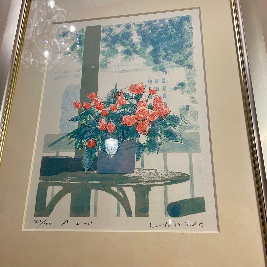 ✨世界で100枚しかない希少作✨福本吉秀 シルクスクリーン ~ A wind ~