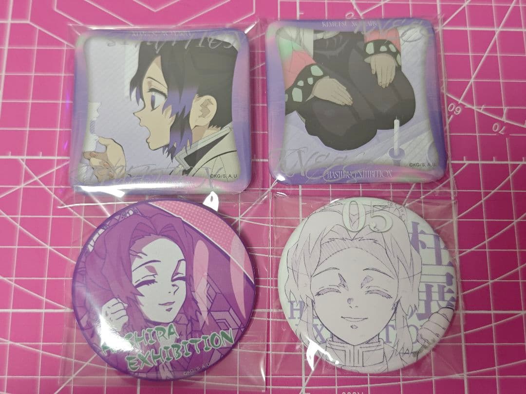 鬼滅の刃　柱展　エモーショナル缶バッジ　胡蝶しのぶ マニアック缶バッジ