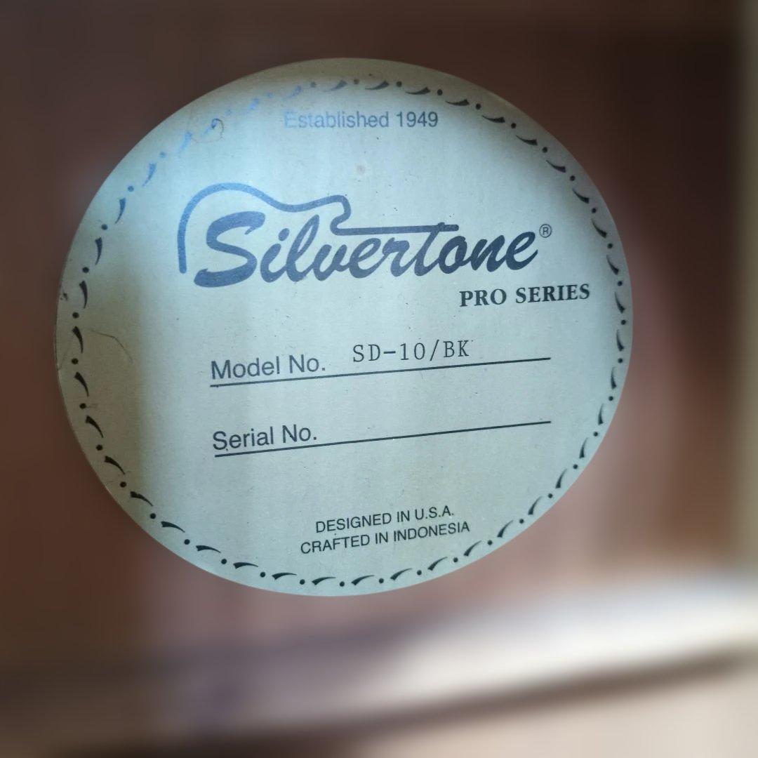 Silvertone SD-10/BK アコースティックギター