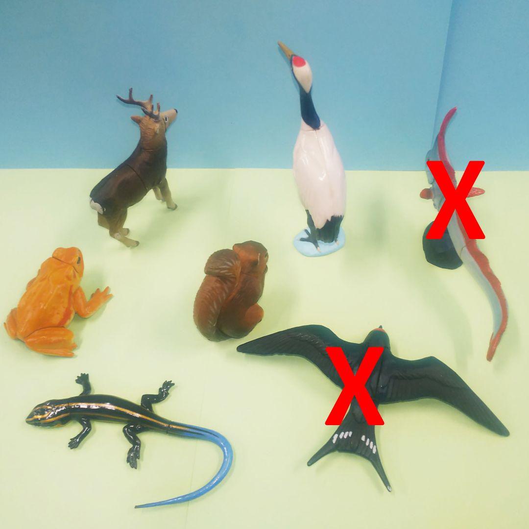 チョコエッグ／日本の動物 第３弾 5点