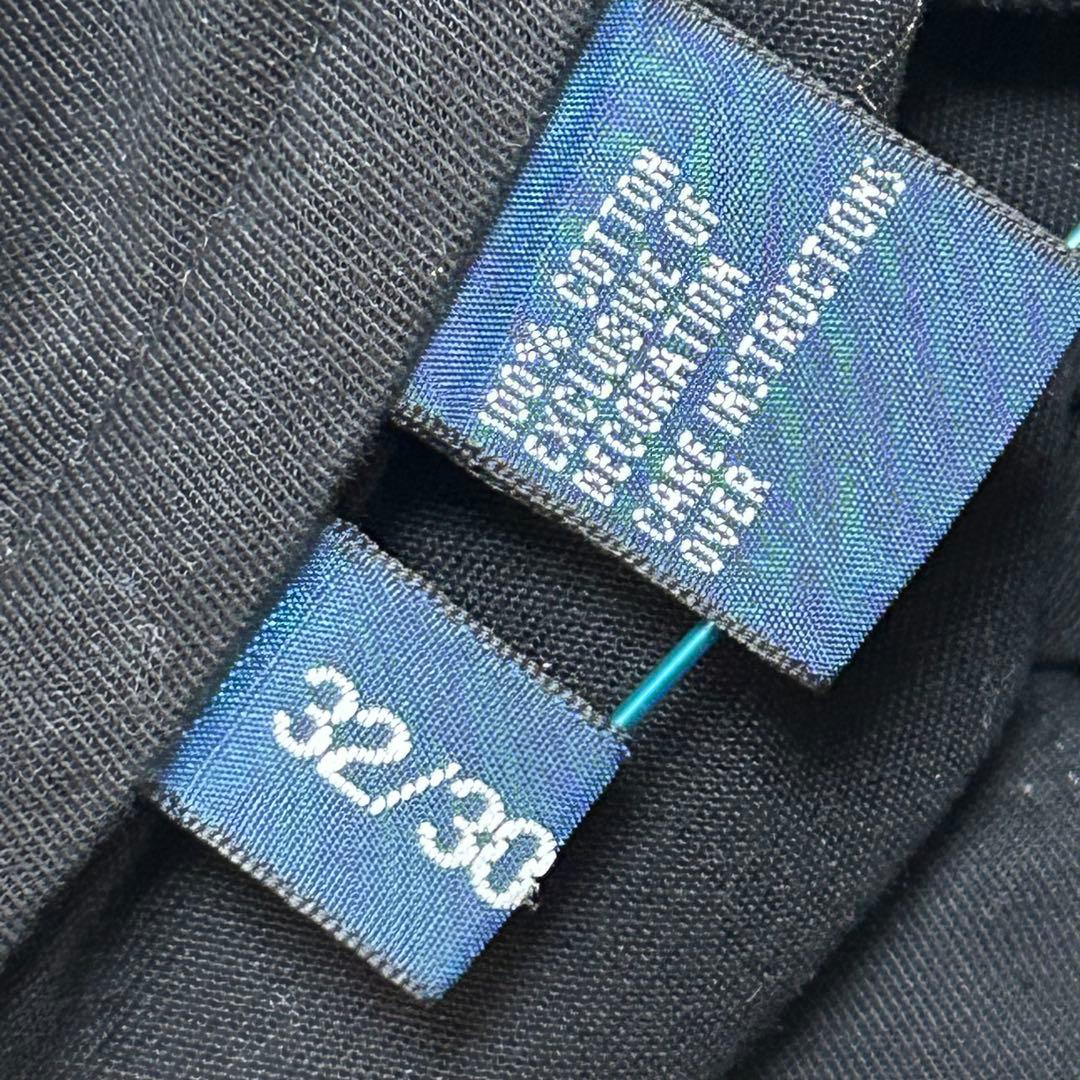 美品 ポロバイラルフローレン 黒 ポロチノ Ethan Pant W32 L30