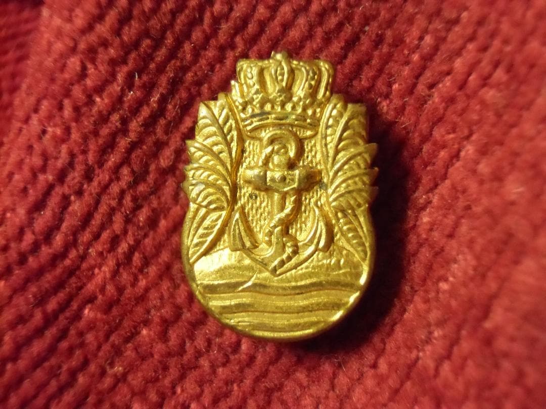 ＮＥオランダ軍/海軍＊インドネシア動員解除バッジ（実物）