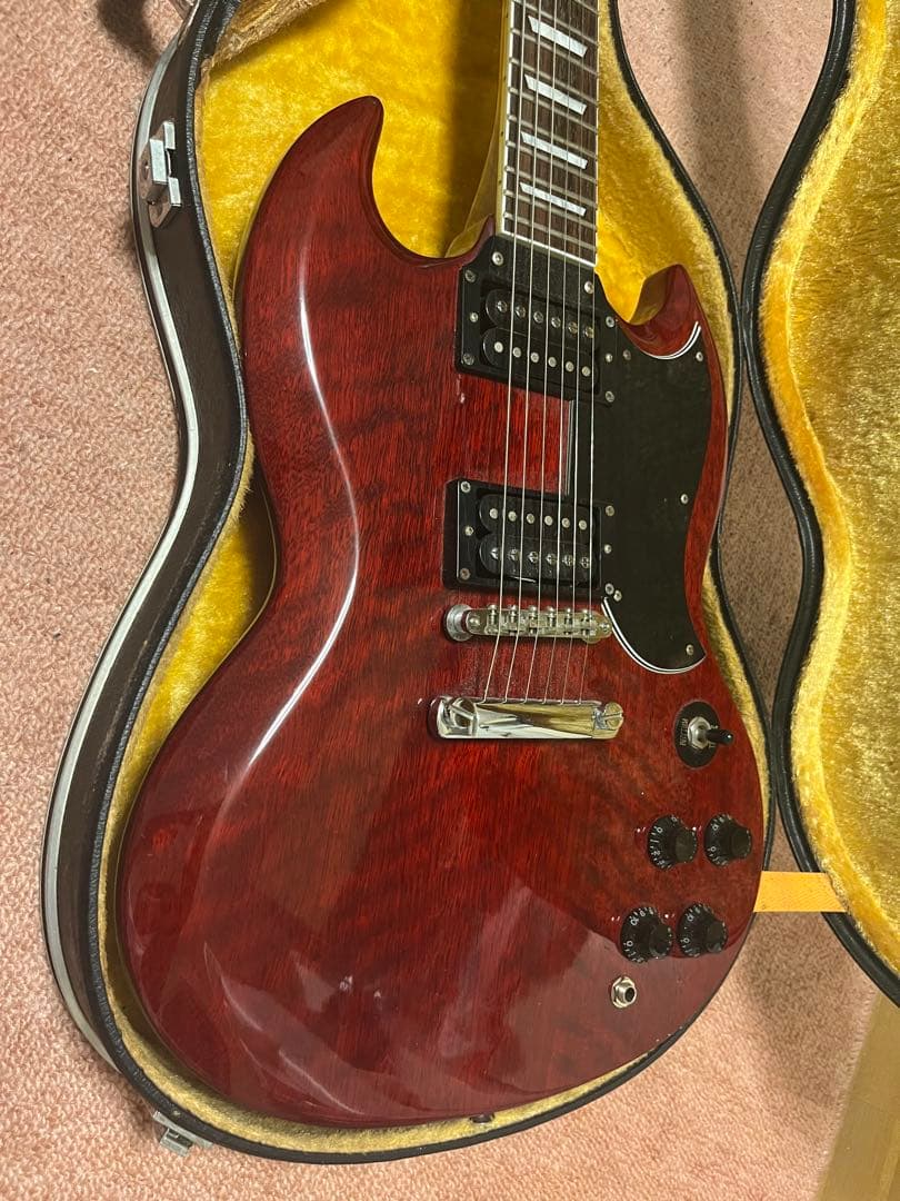 Greco SG チェリーレッド ハードケース付