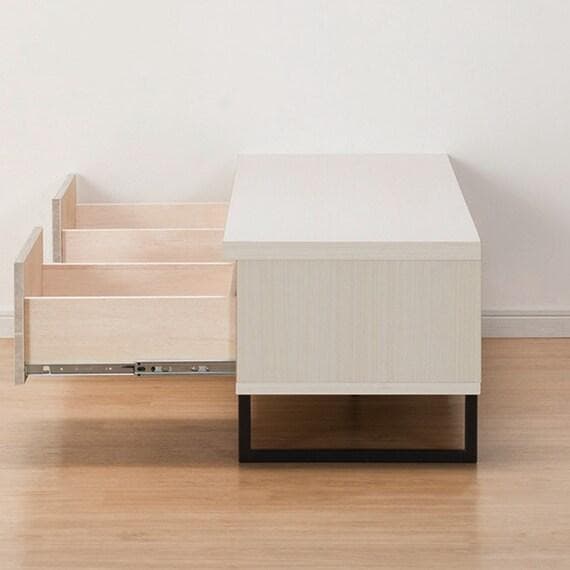 ニトリ　ホワイト　大理石調　テレビボード　テレビ台　幅160cm