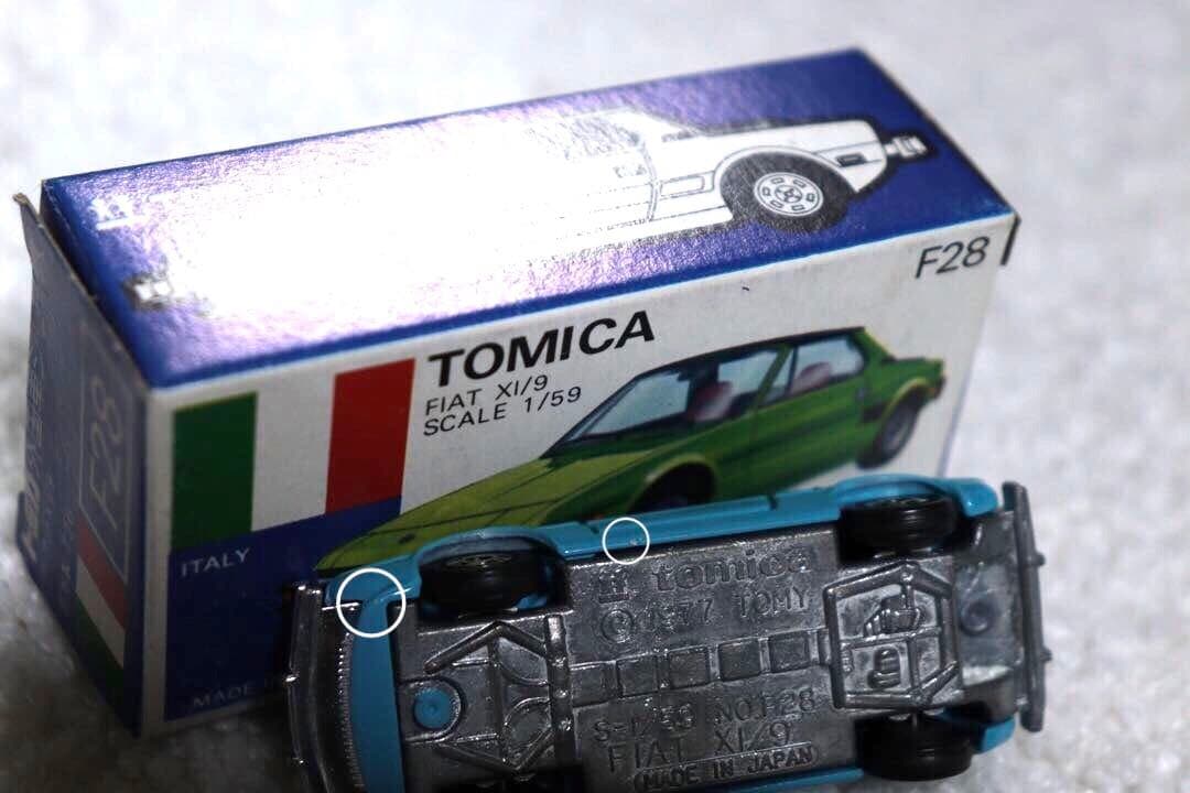 日本製　トミカ　外国車シリーズ　フィアットX 1/9 F28 イタリア　1977