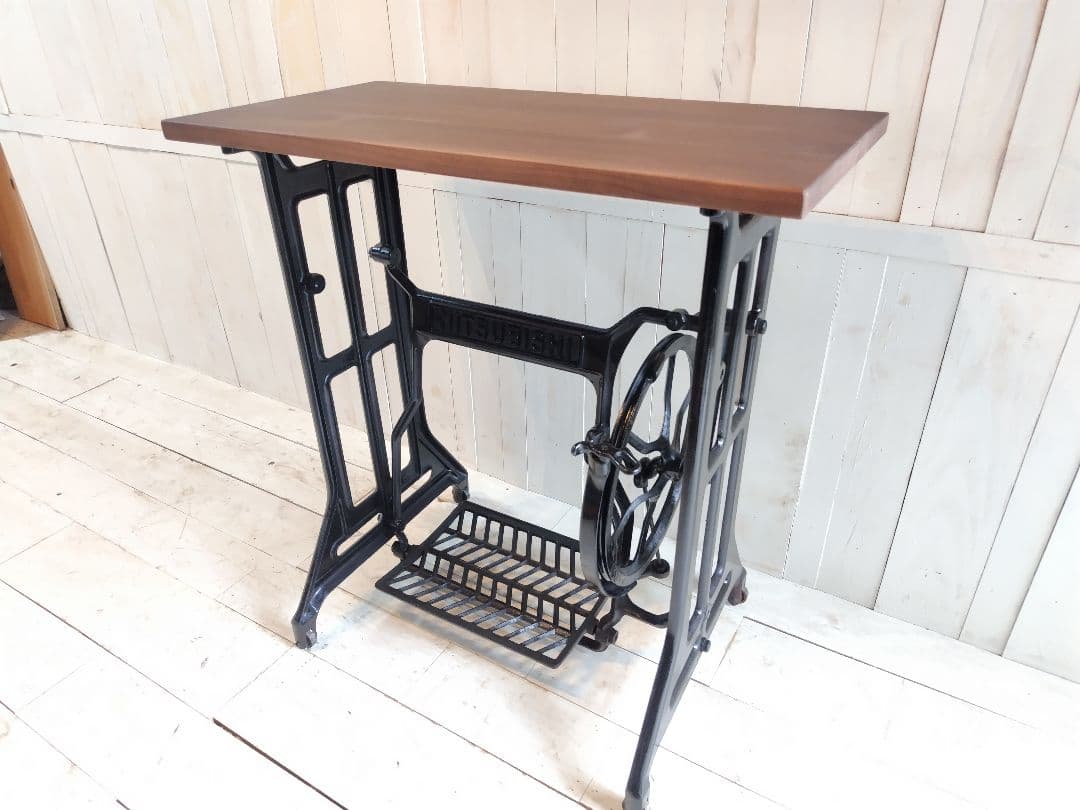 MITSUBISHI レトロミシンテーブル　デスク　ミシン台