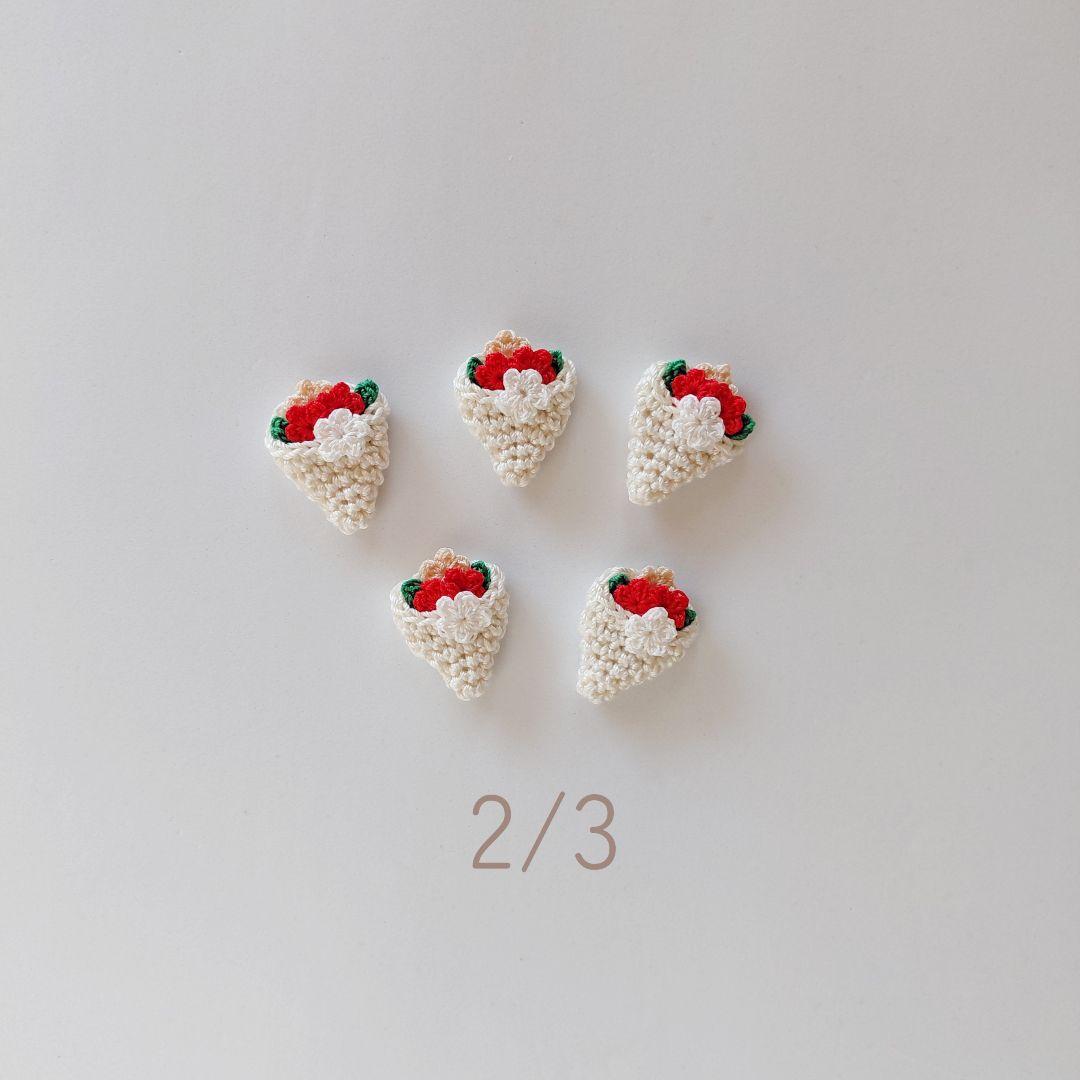 かぎ編み　モチーフ　なお